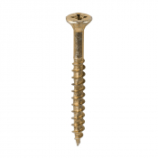 6.0x60 Pozi Countersunk Multi Purpose Screw Zinc & Yellow Plated Timco Velocity Range Pack 200