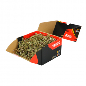 5.0x80 Pozi Countersunk Multi Purpose Screw Zinc & Yellow Plated Timco Velocity Range Pack 1000