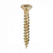 4.0x30 Pozi Countersunk Multi Purpose Screw Zinc & Yellow Plated Timco Velocity Range Pack 1500