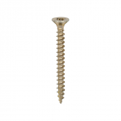 3.5x35 Pozi Countersunk Multi Purpose Screw Zinc & Yellow Plated Timco Classic Range Pack 200