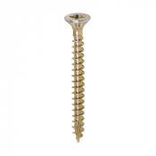 4.5x45 Pozi Countersunk Multi Purpose Screw Zinc & Yellow Plated Timco Classic Range Pack 200