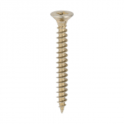 5.0x45 Pozi Countersunk Multi Purpose Screw Zinc & Yellow Plated Timco Classic Range Pack 200
