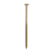 6.0x120 Pozi Countersunk Multi Purpose Screw Zinc & Yellow Plated Timco Classic Range Pack 100