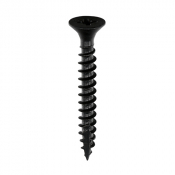 4.0x25 Pozi Countersunk Multi Purpose Black Screw Timco Classic Range Pack 2