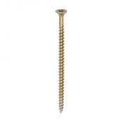 4.5x80 Pozi Countersunk Chipboard Screw Zinc & Yellow Plated Timco Solo Range Pack 200