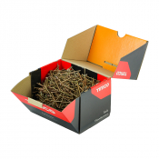 4x60 Pozi Countersunk Chipboard Screw Zinc & Yellow Plated Timco Solo Range Pack 1000