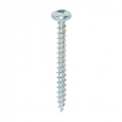 4x40 Square Pan Chipboard Screw Zinc Plated Timco Solo Range Pack 200
