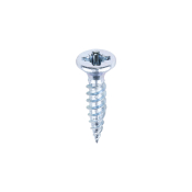 No5x5/8 Pozi Countersunk Twin Threaded Woodscrew Zinc Plated Pack 200