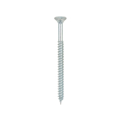 No6x2 Pozi Countersunk Twin Threaded Woodscrew Zinc Plated Pack 200
