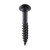 No10x11/4 Pozi Round Woodscrew BLACKJAX Pack 200