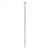 10.0x200 Hex Countersunk Timber Screw Silver Pack 10