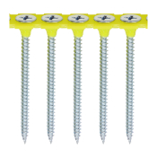 3.5x55 Collated Fine Phillips Bugle Drywall Screw Zinc Plated Pack 1000