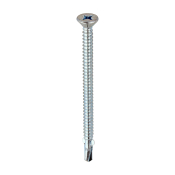 5.5x85 Phillips Countersunk Wood to Light Section Steel Wing Tipped Self Drilling Screw Zinc Plated
