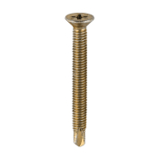 M4x38 Reinforced Frame Screw Zinc & Yellow Plated Timco 150 Range Pack 500