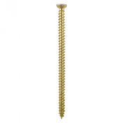 7.5x110 Torx Flat Countersunk Masonry Screw Zinc & Yellow Plated Timco Pack 100