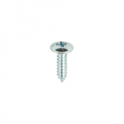 No8x5/8 Pozi Flange Self Tapping Ab Point Screw Zinc Plated Pack 200