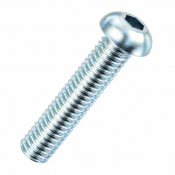 M10x20 Socket Dome Screw Din7380 Zinc Plated Pack 200