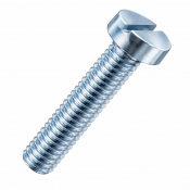 M5x25 Slotted Cheese Screw DIN 84 Zinc Plated Pack 500