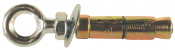 M8 Eye Shield Anchor Zinc & Yellow Plated Pack 25
