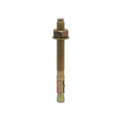 M12x80 Through Anchor Zinc & Yellow Plated JCP Pack 20