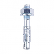 M8x50 Through Anchor Zinc Plated Pack 40