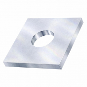 M6x40x5 Square Plate Washer DIN 436 Zinc Plated Pack 100