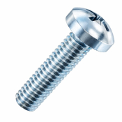 M2x6 Pozi Pan Screw Din7985 Zinc Plated Pack 2000