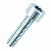 M2.5x12 Socket Capscrew DIN 912 Zinc Plated Pack 200