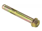 D16x147 Projecting Sleeve Anchor M12 Grip 70mm Zinc & Yellow Plated Forgefix Pack 5