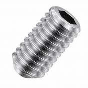 M20x60 Socket Setscrew Cup Point DIN 916 A4 Pack 50
