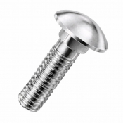 M10x20 Carriage Bolt DIN 603 A2 Pack 100