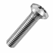 M2x10 Pozi Raised Countersunk Screw Din966 A4 Pack 1000