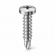 5.5x16 Pozi Pan Self Drilling Screw A2 Pack 1000