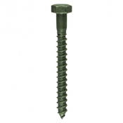 8x75 Coachscrew DIN 571 Green Pack 10