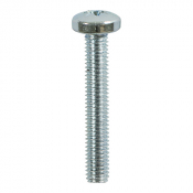 M6x16 Pozi Pan Screw DIN 7985 Zinc Plated Pack 100