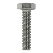 M8x80 Hex Setscrew Din933 A2 Pack 5