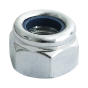 M10 Type P Nyloc Nut Din982 Zinc Plated Gr.8 Pack 4