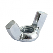 M6 Wing Nut DIN 315 Zinc Plated Pack 6