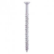 6.0x80 Torx Countersunk Masonry Screw Zinc Plated Timco Pack 8