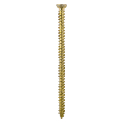 7.5x70 Torx Flat Countersunk Masonry Screw Zinc & Yellow Plated Timco Pack 75