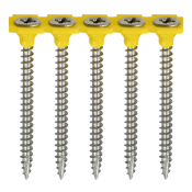 4.0x40 Collated Multi Purpose Pozi Countersunk Screw A2 Timco Classic Range Pack 1000