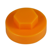 19 Hex Head Cover Cap Tangerine Pack 1000