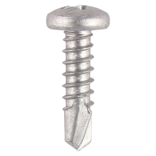 4.2x16 Reinforced Frame Screw 410 Stainless Steel & Silver Organic Timco 130 Range Pack 1000