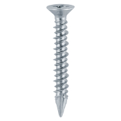 4.3x40 Unreinforced Frame Screw Zinc Plated Timco 100 Range Pack 1000