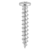 4.8x30 Friction Stay Screw 410 Stainless Steel & Silver Organic Timco 215 Range Pack 1000
