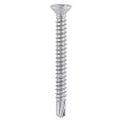 3.9x16 Reinforced Frame Screw 410 Stainless Steel & Silver Organic Timco 120 Range Pack 1000
