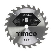 184x16x24T Circular Saw Blade Wood/Board Timco