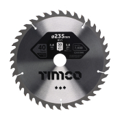 235x30x40T Circular Saw Blade Wood/Board Timco