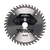 150x20x40T Circular Saw Blade Wood/Board Timco