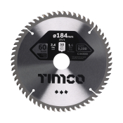 184x30x60T Circular Saw Blade Wood/Board Timco